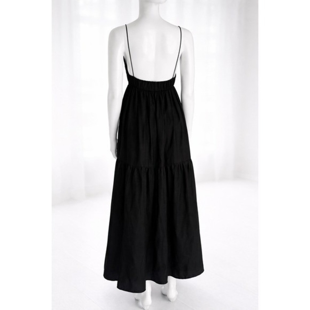 Commense Solid Backless Long Dress size NEW size … - image 7